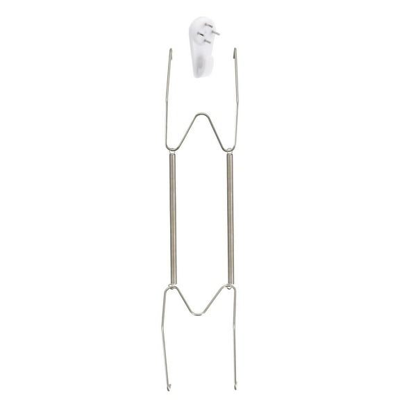 Uxcell 1 Pack Plate Hanger 14" Stainless Steel Invisible Wall Plate Hangers for Decorative Plates, Silver