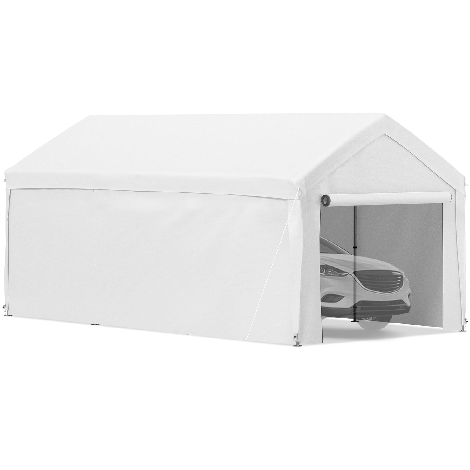 VEVOR Carport Car Canopy 10 X 20 Ft Heavy Duty Garage Shelter With 8