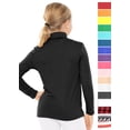 thumbnail image 3 of Stretch Is Comfort Girl's Oh so Soft Long Sleeve Turtleneck | Poly Spandex|Child Size 2 -16, 3 of 6
