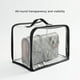 thumbnail image 4 of Bolsa de almacenamiento Cajas transparentes a prueba de polvo Pantalla Bolsas protectoras impermeables Organizador Ropa Cubierta a prueba de Almacenamiento y organización del hogar Negro XXL Bearachild HA073736-05, 4 of 6