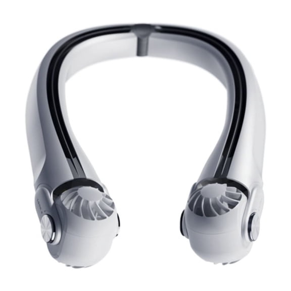 Portable Neck Fan Bladeless Fan USB Rechargeable Leafless Fans Air Cooler Cooling Wearable Neckband Fan