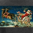 thumbnail image 3 of CafePress - Vintage Santa Sleigh Long Sleeve T Shirt - Women's Long Sleeve Graphic Tee Casual Fit, 3 of 4