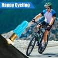 thumbnail image 7 of Blue presta valve stem caps plastic bike tire caps air dust stem covers-used on presta/french valves for MTB mountain, road Bike (20 Pack), 7 of 7