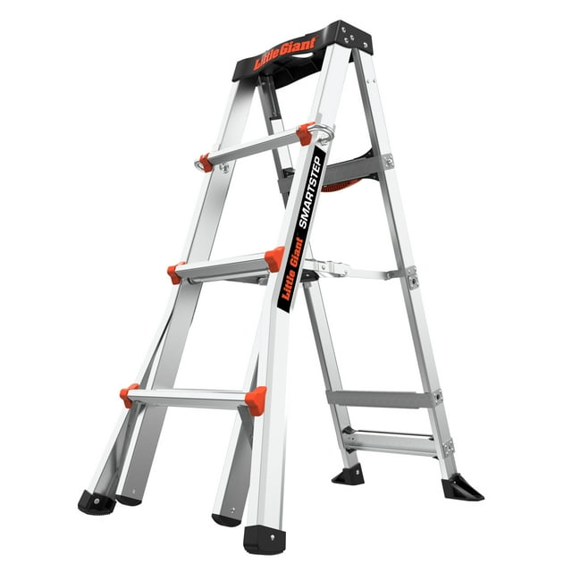 Escalera de Aluminio 4' (1.22 m) - 6' (1.83 m) Tipo IA SmartStep Little Giant 15304