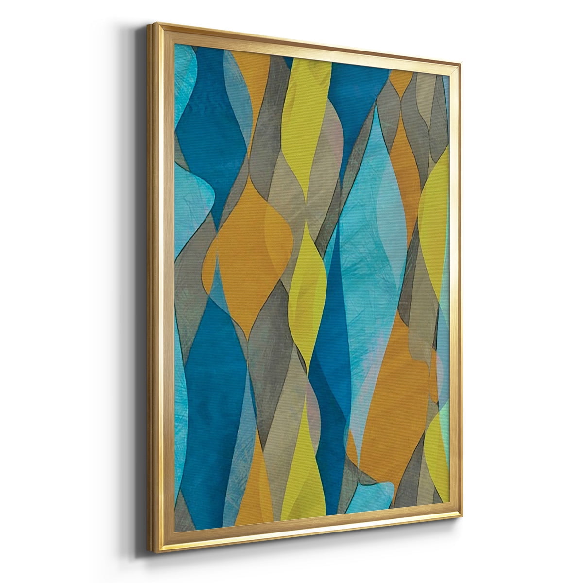 Colorful Cascade I Premium Framed Print, in Gold, Black, or Silver - Ready to Hang