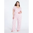 thumbnail image 3 of Joyspun Women’s Pointelle Knit Sleepwear Pants, 30'' Inseam, Sizes XS-3X, 3 of 6