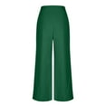 thumbnail image 5 of Gmdeguo Women's Loose Fit Wide Leg Pants Casual Stretch High Waisted Straight Suit Pants Lightweight Business Work Trousers with Pockets, 5 of 6