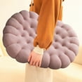 thumbnail image 5 of Vacemry Under $5 Contoured Seat Cushion, Thickened Oval Floor Pillow with Massage Bumps, Comfortable Sitting Pad for Office Chair Car Seat Floor, 5 of 9