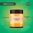 thumbnail image 4 of Vitamina B1 Tiamina VITALBOTANICS 200 capsulas 500mg, 4 of 6