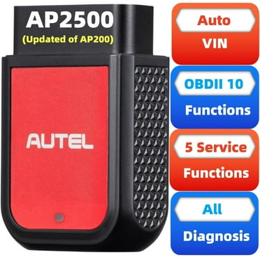 Autel AP2500E Bluetooth OBD2 Scanner, All-System Diagnostics, ABS, TPMS ...