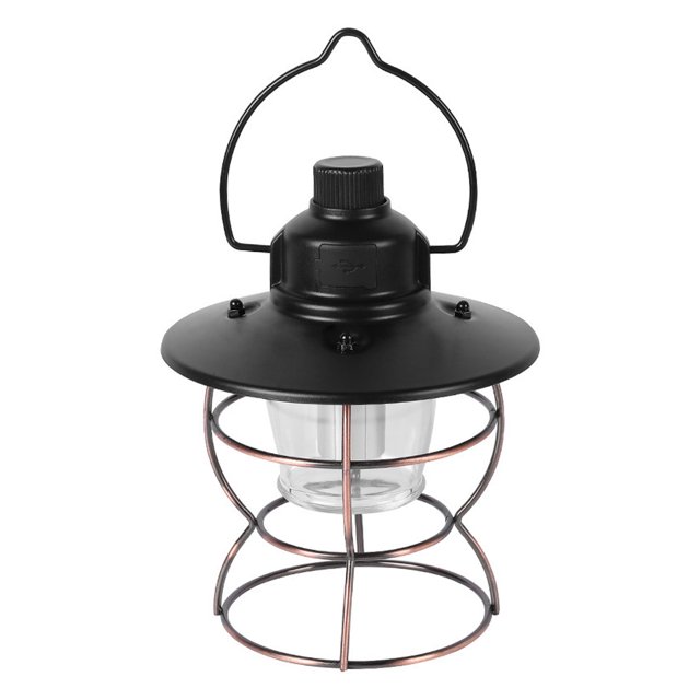 Amdohai USB Lanterne de Camping avec Lumière Blanche Orange Chaude IPX4 Résistant à l'Eau Suspendu Lumière Extérieure pour la Pêche de Camping de Randonnée