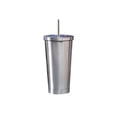 thumbnail image 1 of Billuyoard Frasco de vacío de acero inoxidable, paja desmontable antideslizante, 500ml, reutilizable, lavable, para leche, café, agua, taza, suministros Cocina y Comedor Plata Billuyoard HA073675-02B, 1 of 6