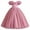 Dusty Pink, variant on IBTOM CASTLE Flower Girls Sequin Lace-up Bow Dress for Kid Wedding Bridesmaid Pageant Party Formal Long Gown Communion Tulle Dresses 5-6 Years Dusty Pink
