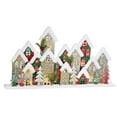 thumbnail image 1 of Led Snow Covered Wooden Glitter Village (31.1"), 1 of 3