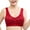 Red, variant on WRKEKC Wireless Bras for Women, Women's Solid Color Backless Sexy Seamless Beautiful Back Underwear Everyday Bras