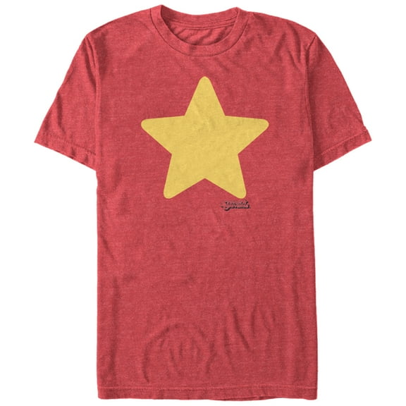 Men's Steven Universe Star Graphic Tee Red Heather X Large