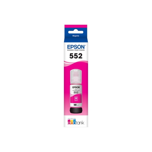Epson 552 - 70 ml - High Capacity - magenta - original - ink refill - for EcoTank ET-8500, ET-8550; EcoTank Photo ET-8550 All-in-One Supertank Printer