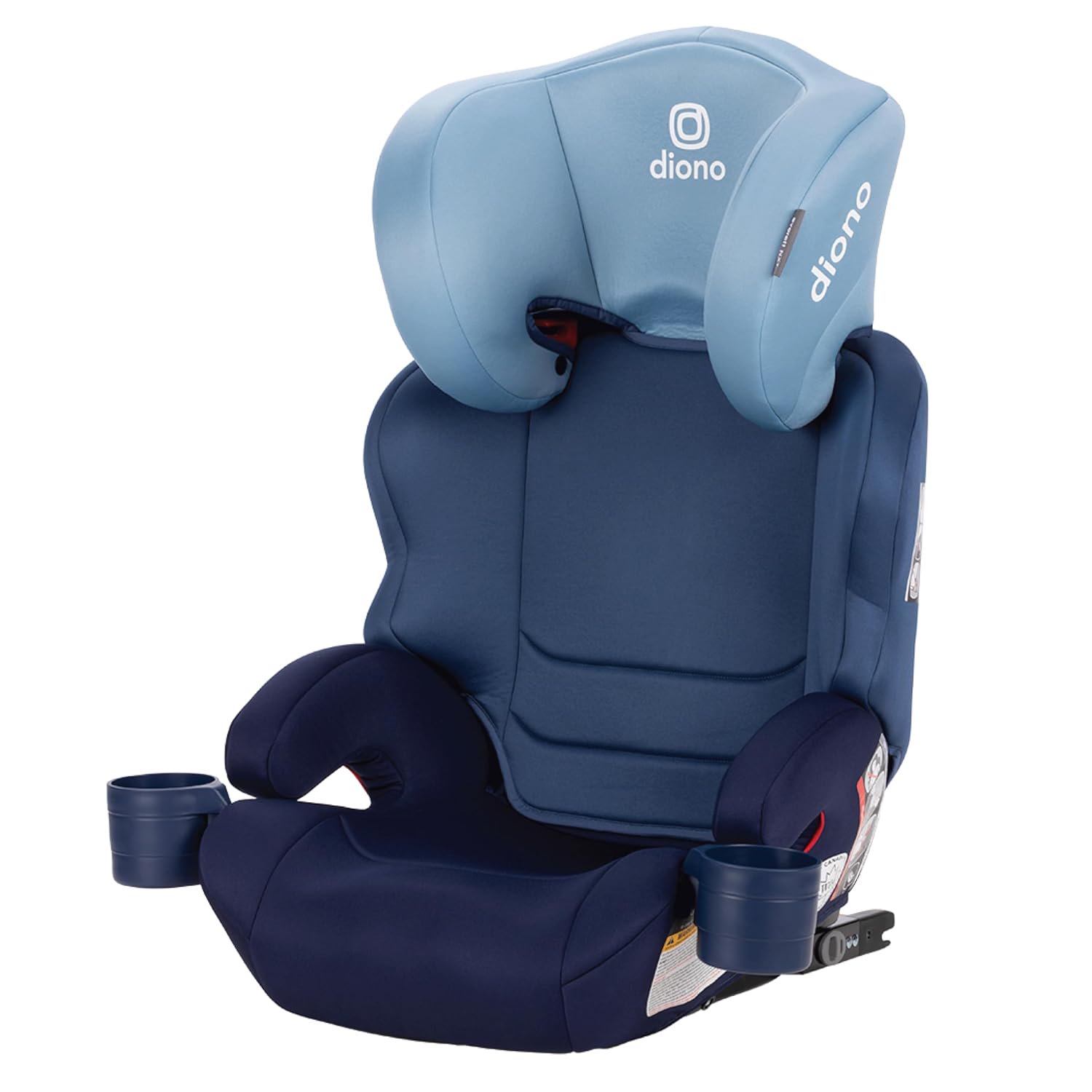 Diono Everett NXT High Back Booster Car Seat, Rigid LATCH, Lightweight Slim, 40-120 lbs Blue Surge