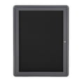 thumbnail image 2 of Ghent OVG1-F95 34 in. x 24 in. 1-Door Ovation Black Fabric Tackboard - Gray, 2 of 2
