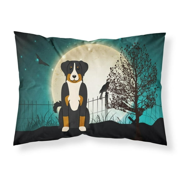 Halloween Scary Appenzeller Sennenhund Fabric Standard Pillowcase