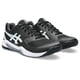 thumbnail image 2 of Zapatilla de tenis ASICS Gel-Dedicate 8 para hombre, color negro/blanco, talla 9, 2 of 9