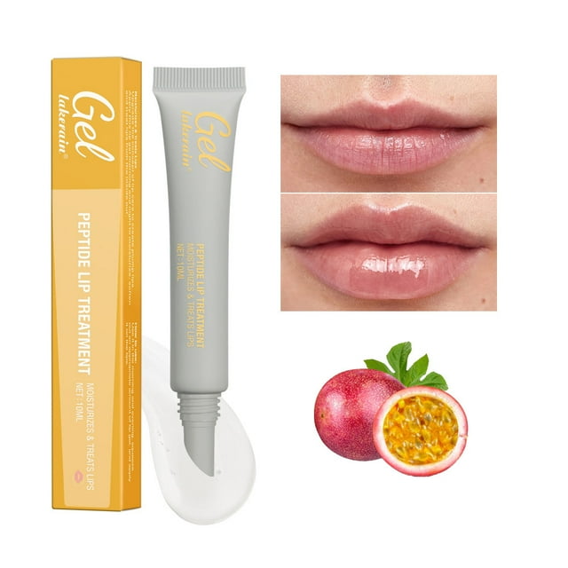 Xihbxyly Oferta de iluminación Gel hidratante para labios Polypeptide Lip Care, gel absorbente 10 g