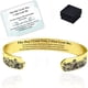 thumbnail image 3 of Pulsera inspiradora Nikou acero inoxidable conmemorativa grabado de olas, 3 of 7