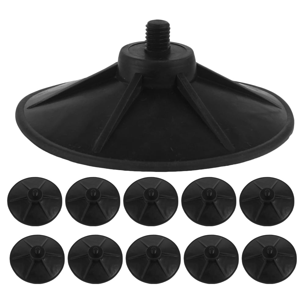 FOLOYORI Home Fitness Suction Cup Sandbag Punching Bag Suction Cup Black 16PCS
