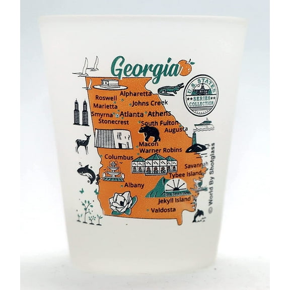 Georgia US State Series Collection Shot Glass