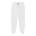 thumbnail image 3 of jjayotai Womens Cinch Bottom, Baggy Workout Sweatpants High Waisted Gym Athletic Joggers for Teen Girls Lounge Pants with Pockets White S, 3 of 6