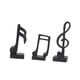 thumbnail image 3 of 3 piezas de notas musicales modernas, estatuas, esculturas, figuras de resina, símbolo musical, adorno Negro, 3 of 7