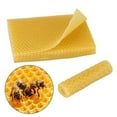 thumbnail image 3 of 30pcs Beeswax Sheets Bee Honey Sheets - Bee Hive Wax Frames Beekeeping Beehive Nest Sheet Yellow 7.6x16.3in, 3 of 12