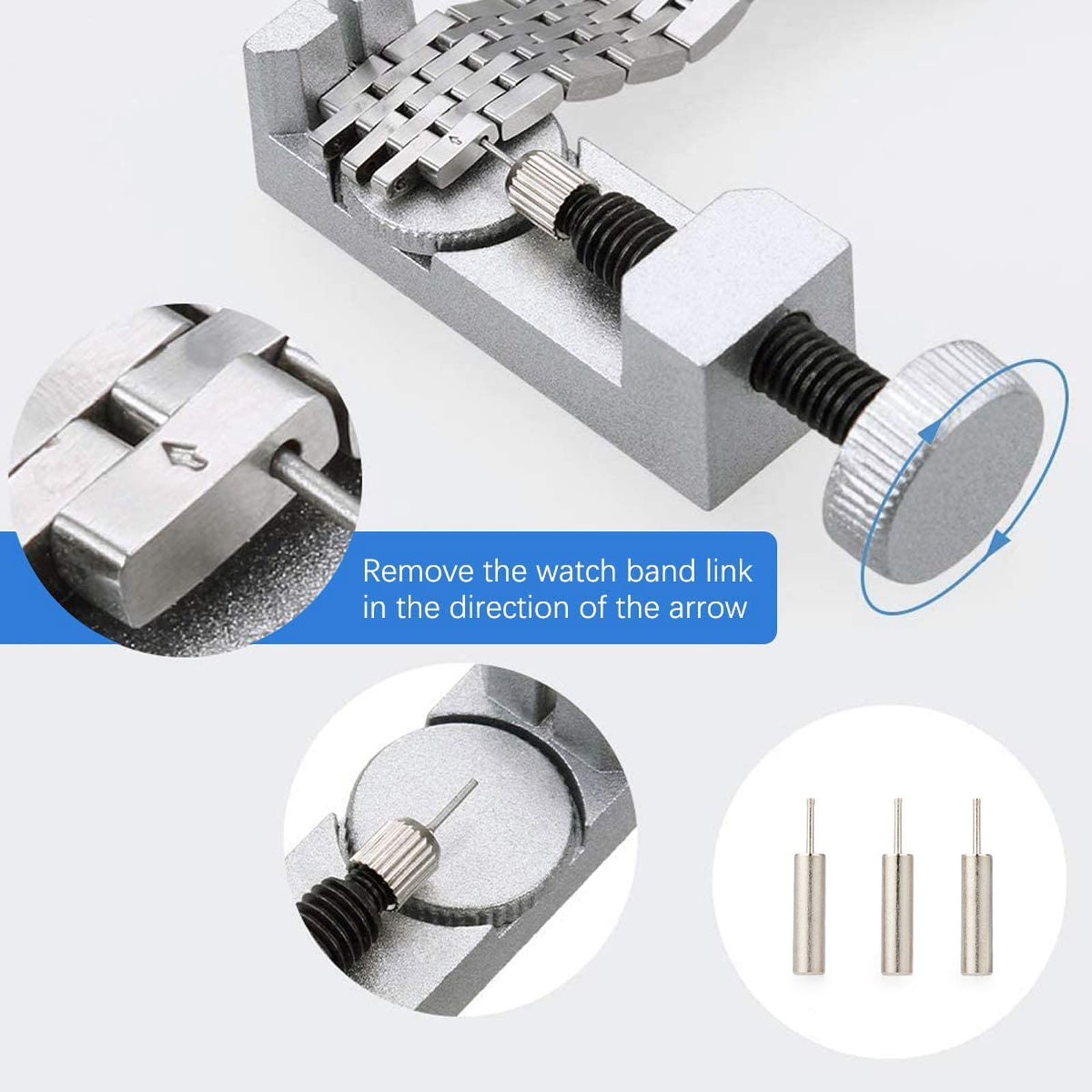 Metall verstellbare Uhrenarmband Armband Link Pin Remover Repair Tool Kit 