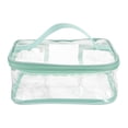 thumbnail image 1 of EeaseMX Bolsa de maquillaje grande transparente, bolsa de almacenamiento de cosméticos transparente para viajes en casa, 1 of 7