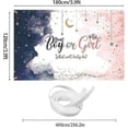 thumbnail image 2 of Gender Reveal Backdrop Watercolor Blue Pink Banner Boy or Girl What Will Baby Be Gender Reveal Decoration Twinkle Little Star Gender Reveal Phot, 2 of 5