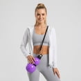 thumbnail image 4 of Weloille Gourd Water Bottle 20 Ounce, BPA Free Plastic Portable Water Jug with Adjustable Shoulder Strap, Leakproof Reusable Drinking Container for Hiking Travel Daily Use, 4 of 7