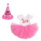 thumbnail image 3 of Vestido de muñeca americana Vestido Y Sombrero De Cumpleaños De Moda Para Muñeca Americana De 18 Pulgadas Dress Up Pink Magideal Vestido de muñeca americana, 3 of 6