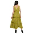 thumbnail image 4 of Moomaya Cotton V Neck Sleeveless Long maxi Dress Spaghetti Strap Casual Clothing, 4 of 6