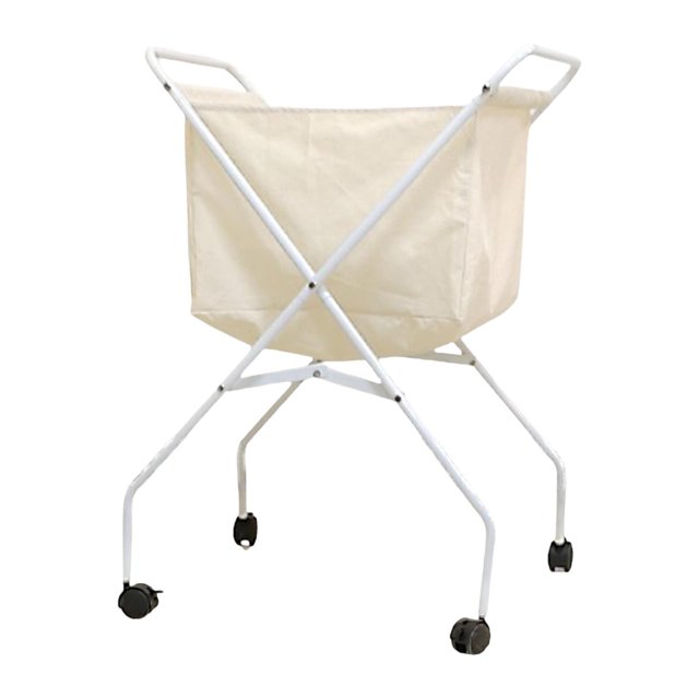 veasfak Chariot à Linge avec Roues Panier à Linge Pliable pour Couettes Serviettes Ferme