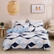 thumbnail image 5 of Juego de ropa de cama tamaño queen con estampado geométrico, suave y cómodo, juego de funda nórdica tamaño king, económico, duradero, funda de edredón individual y doble, sin sábana, 5 of 5