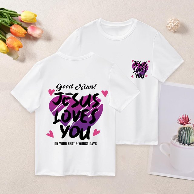 iTNHFP Vêtements pour Filles T-Shirt Décontracté à Manches Courtes Col Rond Confortable
