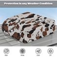 thumbnail image 3 of Housse de Climatiseur Imprimé Vache Compatible avec Remorque de Voyage Extérieure Protection AC pour Toit de Voyage Facile à Installer, 3 of 7