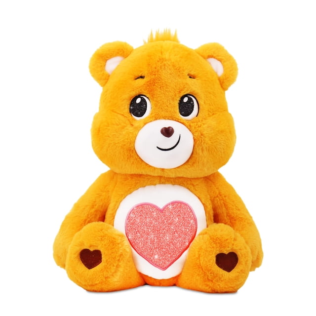 Peluche Care Bears Tenderheart Bear de 18 pulgadas con insignia con purpurina Care Bears NA