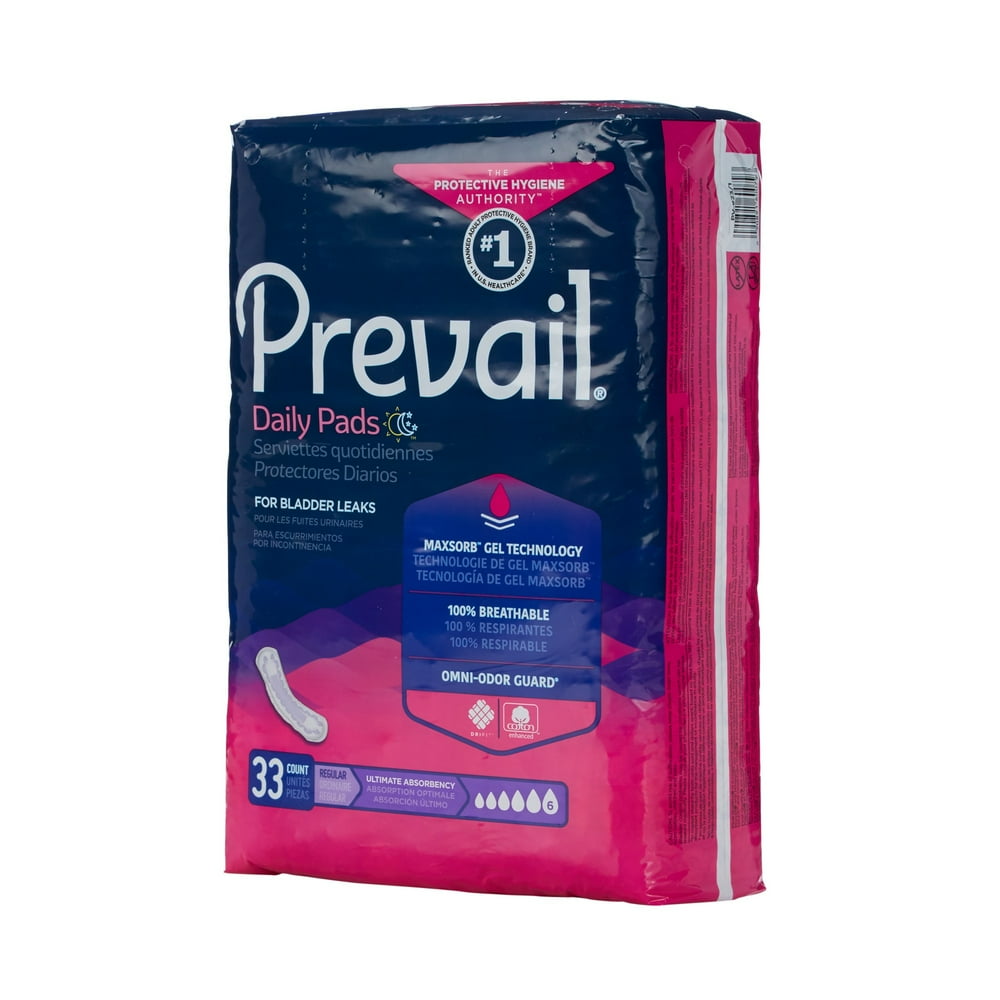 Prevail Dailyl Pads Ultimate Bladder Control Pad 16 Inch Length Heavy