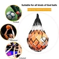 thumbnail image 4 of Bolsa de red de fútbol ​​almacenamiento de nailon para exteriores fútbol ​​baloncesto voleibol bolsas de transporte Hugtrwg Para estrenar, 4 of 7