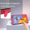 thumbnail image 3 of SOATUTO for Vankyo S8 Drangon Touch Y80 Tab Case with Screen Protector Rugged Hybrid Case Built-in Stand with Tempered Galass Film for Winnovo M8/TECLAST P80H P80X Mix Qlink Scepter 8"-Red+1 Pcs, 3 of 6