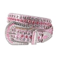 thumbnail image 4 of Rhinestone Women Belt Fashion Full Diamonds Versatile Waistband Clothing Accessories Luxury Senior Gothic Style Student bb Belt, 4 of 6