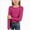 L56-Hot Pink, variant on Tween Kids Solid Color Long Sleeve Classic Crewneck T-Shirts for School Basic Tee Tops for 5t 6t 7t 8t 9t 10t Trendy Tween Girls Style(Hot Pink,7-8 Years)