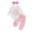 H661-White, variant on TOWED22 Baby Girl Clothes Long Sleeve Romper 3Pcs Baby Girl Outfits Flare Pants Set with Headband Fall Baby Girl Winter Clothes,Color: White,Size:3-6 M
