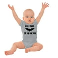 thumbnail image 3 of My Dad is a Hero Superhero Bat Romper Boys or Girls Infant Baby Brisco Brands 24M, 3 of 6